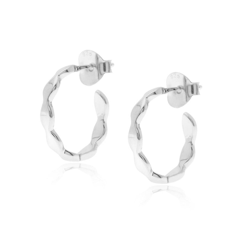 Amara Hoops - Silver