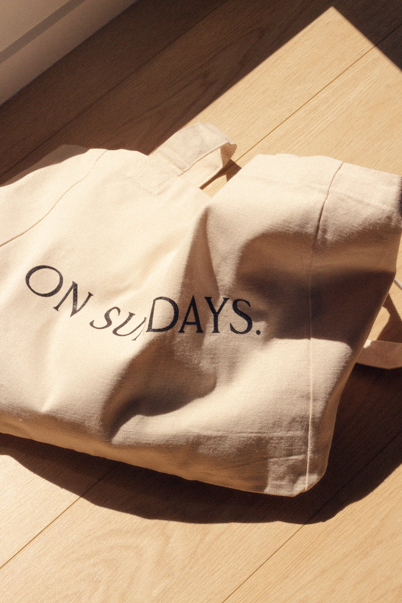 On Sundays Tote Bag