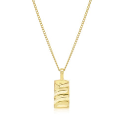 Isla Rectangle Necklace - Gold