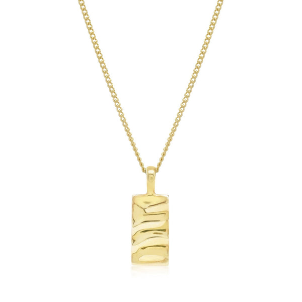 Isla Rectangle Necklace - Gold