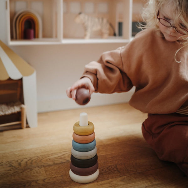 Stacking Ring Tower - Rustic